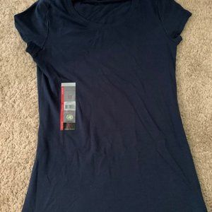 Juniors Short Sleeve Blue T-Shirt Size XS